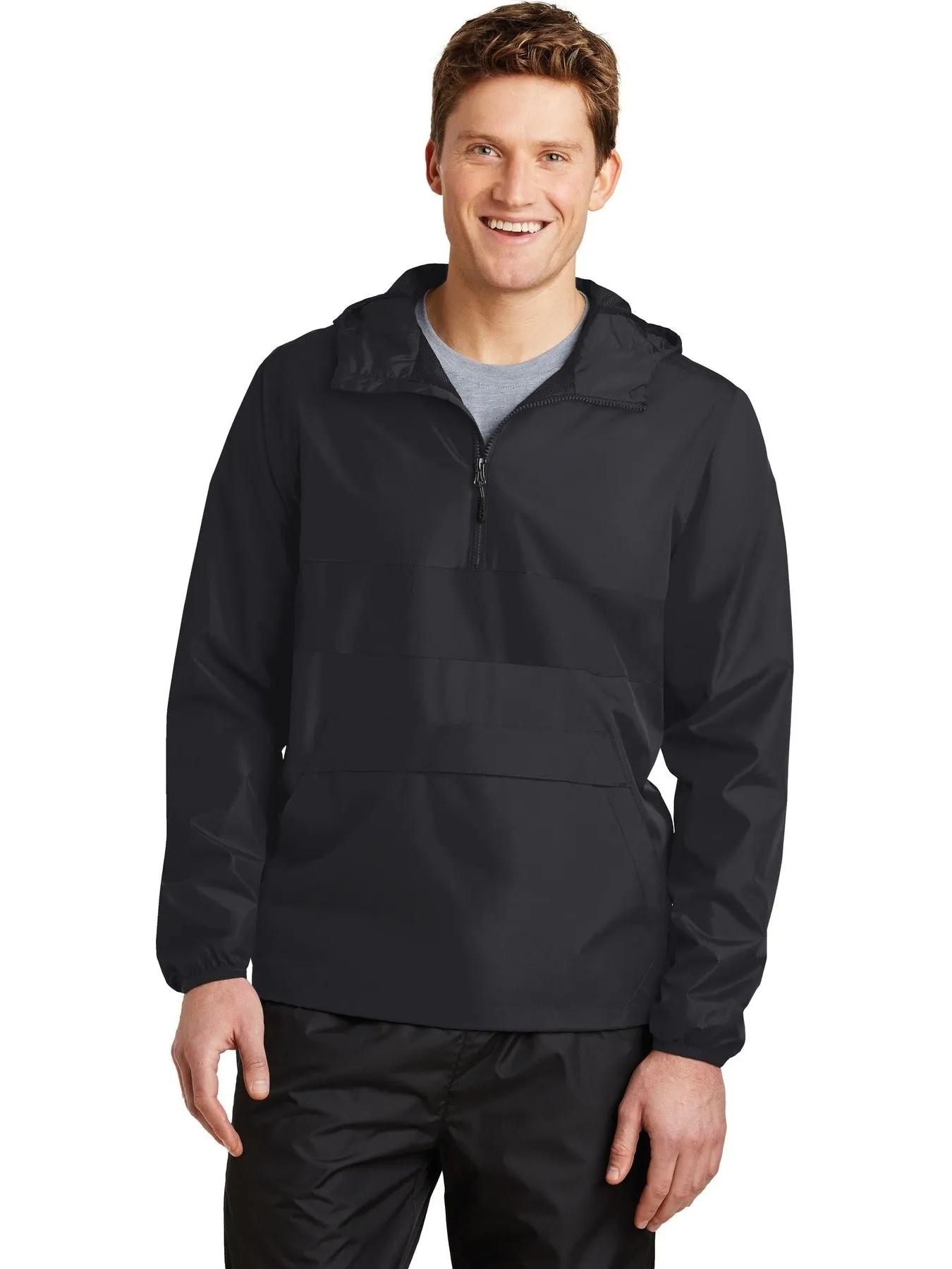 Sport-Tek Zipped Pocket Anorak