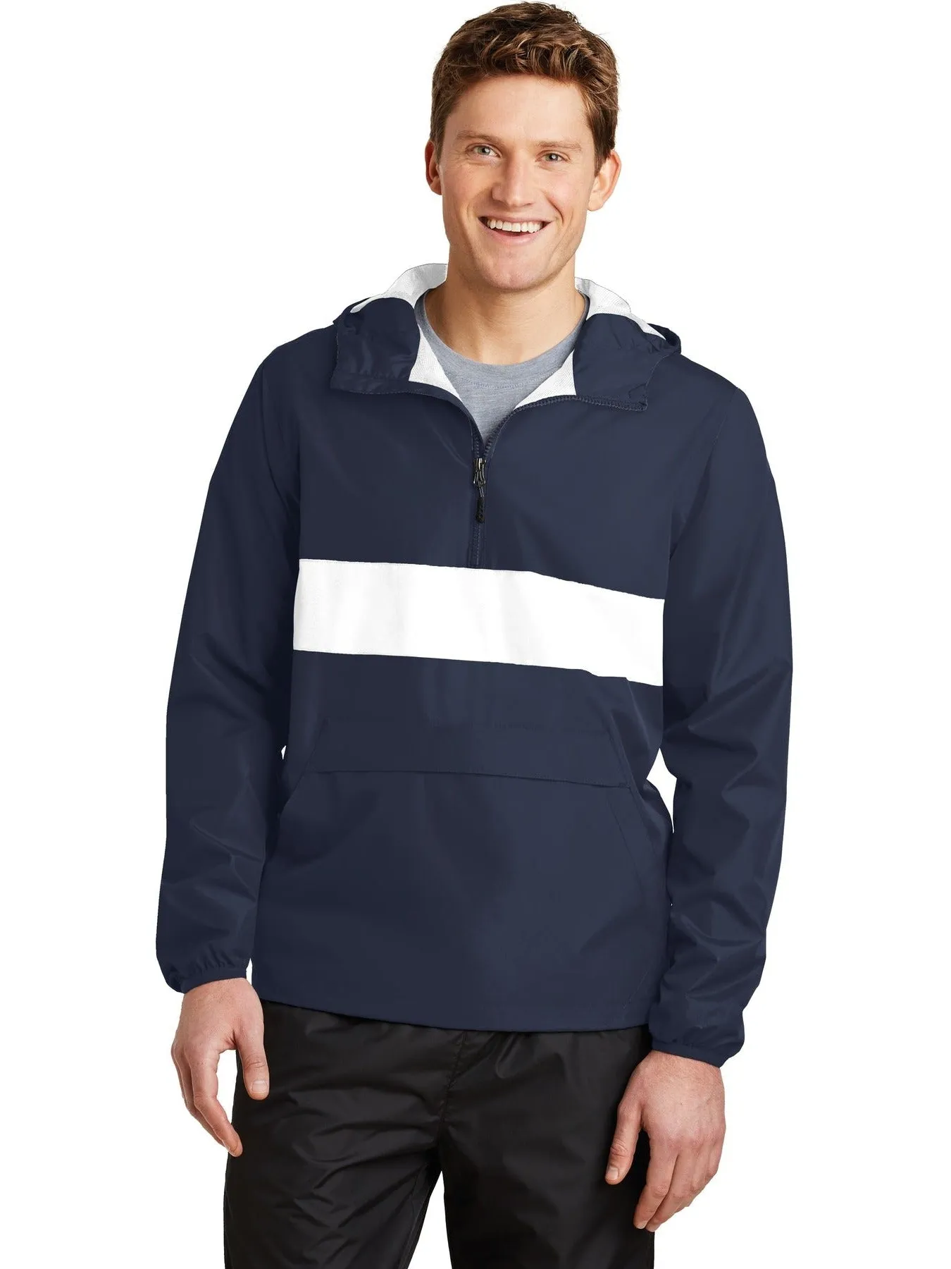 Sport-Tek Zipped Pocket Anorak