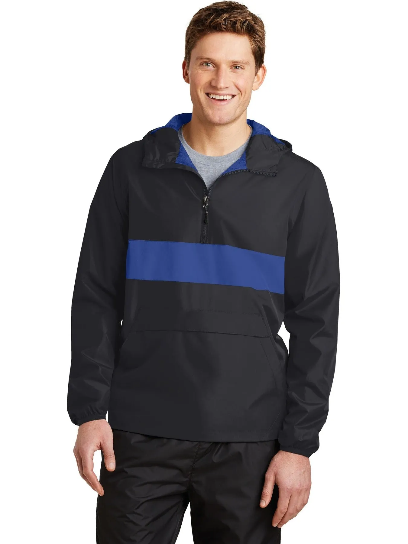 Sport-Tek Zipped Pocket Anorak