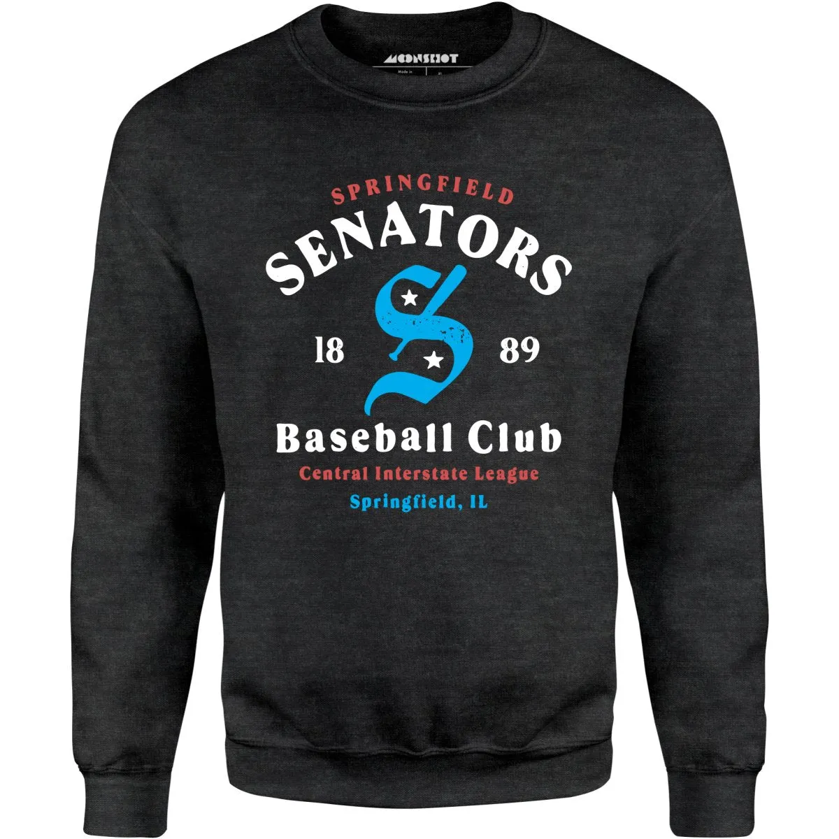 Springfield Senators - Illinois - Vintage Defunct Baseball Teams - Unisex Sweatshirt