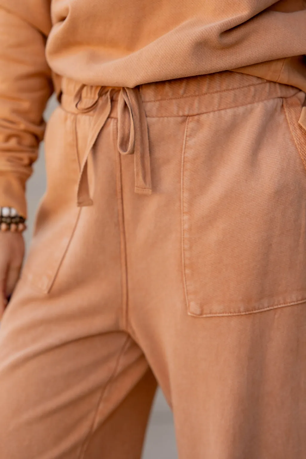 Vintage Washed Relaxed Drawstring Pants