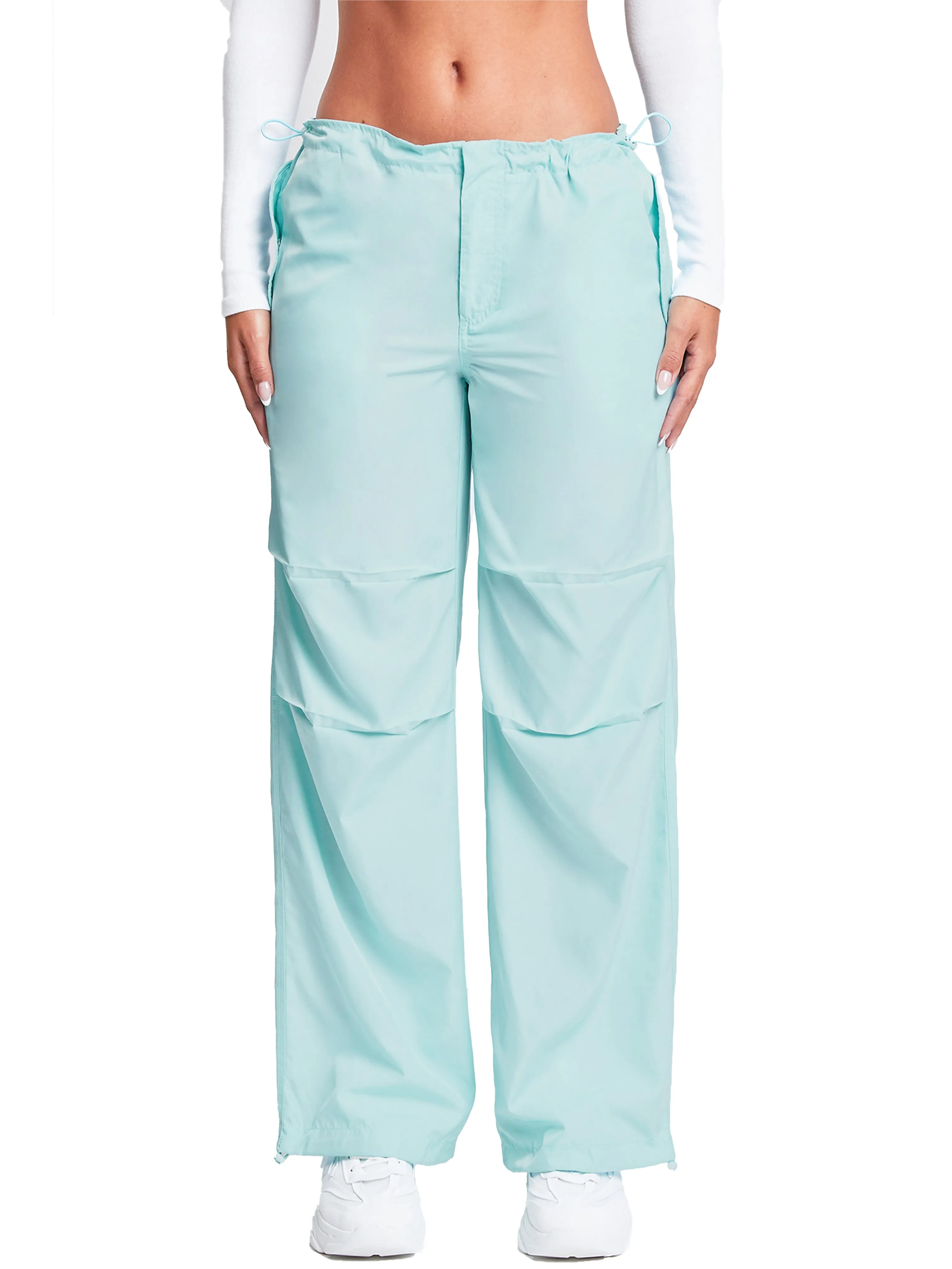 Women's Relaxed Nylon Parachute Pants